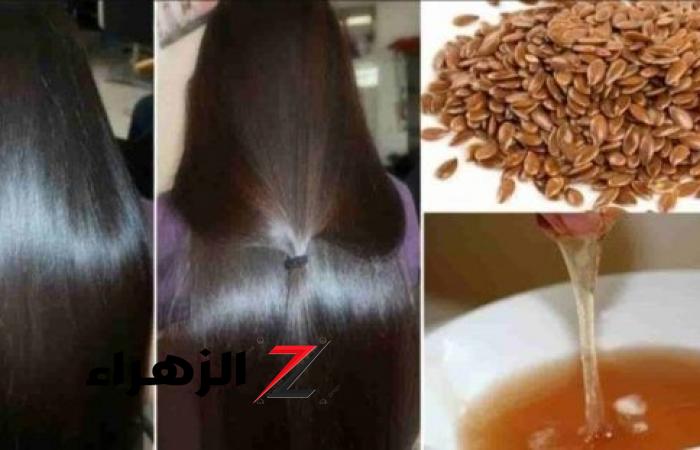 ضعي بذور الكتان مع زيت الزيتون ولن تحتاجي لكيراتين بعد اليوم فرد وترطيب الشعر الخشن والمجعد