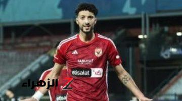 وسام أبو علي يوقع على الثنائية الثالثة مع الأهلى فى الدورى