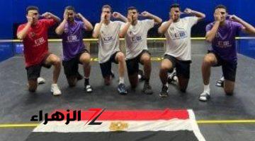 منتخب مصر لناشئى الاسكواش يطيح بماليزيا ويتأهل لربع نهائى بطولة العالم