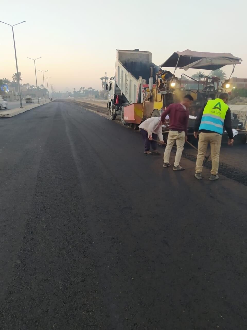 تطوير شامل لطريق المنصورية بكرداسة