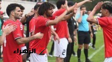 المنتخب الأولمبى يتوجه اليوم لمدينة بوردو الفرنسية استعدادا لمواجهة إسبانيا