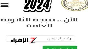 خبر السعادة للجميع..  نتيجة الثانوية العامة 2024 بالاسم .. توضيح عاجل وبشرى للطلاب الآن