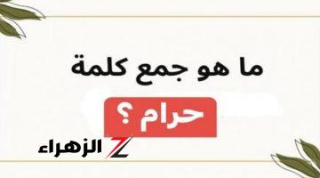 “لغز خير العقول”… هل تعلم ماهو جمع كلمة حرام في اللغة العربية