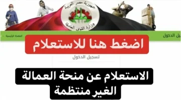 شوف هتقبض ولالا الشهر دا؟! طريقة الاستعلام عن منحة العمالة الغير منتظمة 2024 .. استعلم ببلاش!