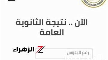 بالإسم ورقم الجلوس .. رابط موقع نتيجة الثانوية العامة الدور الأول 2024 في موعدها من وزارة التربية والتعليم