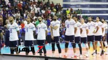 منتخب الطائرة أمام إيطاليا فى ثان مواجهاته بأولمبياد باريس