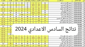 بالرقم السري.. نتائج السادس الاعدادي 2024 دور أول