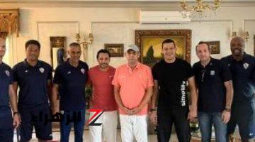 الجهاز الفنى للزمالك يزور أحمد سليمان بعد جراحة القلب