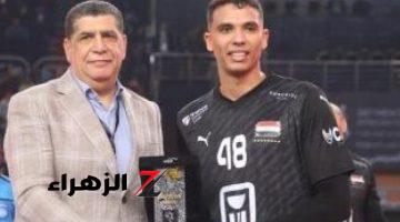 التشخيص المبدئي يثبت إصابة مهاب سعيد لاعب منتخب اليد بكدمة فى الفخذ