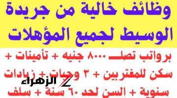 شغلانة بمكتب وبدلة مستنياك.. وظائف خالية اليوم في 15 محافظة!! شغلانة ممتازة وبمرتبات حلــوة!!