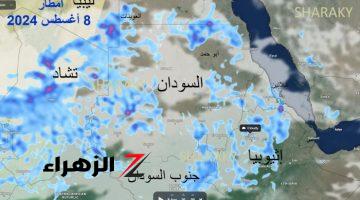 أمطار غزيرة لم تحدث منذ مئات السنين على الحدود المصرية-السودانية