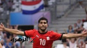 إبراهيم عادل ينافس 3 لاعبين على لقب هداف أولمبياد باريس 2024