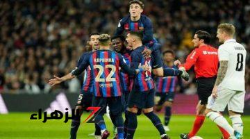 برشلونة يفوز على ريال مدريد بهدفين مقابل هدف وديًا