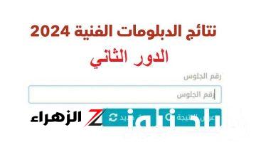 الآن.. رابط مباشر للاستعلام عن نتيجة الدبلومات الفنية 2024 الدور ثاني برقم الجلوس