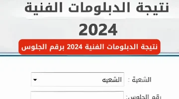 عاجل تفعيـل رابط نتيجة الدبلومات الفنية الدور الثاني 2024 كــل الأقسام من موقع وزارة التربية والتعليم tech.moe.gov.eg/tech