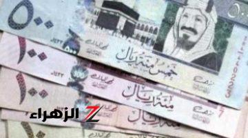 سعر الريال السعودي مقابل الجنيه المصري اليوم الإثنين 26 أغسطس 2024 في البنوك والسوق السوداء