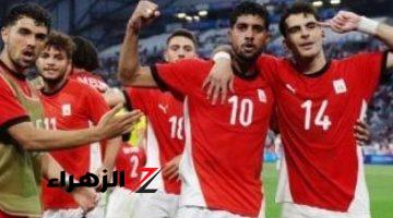 موعد مباراة منتخب مصر الأولمبي أمام فرنسا في نصف نهائى أولمبياد باريس