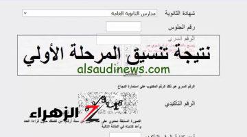 استعلم الآن: نتيجة تنسيق المرحلة الأولى 2024 أدبي وعلمي (بالاسم ورقم الجلوس)  للجامعات والمعاهد