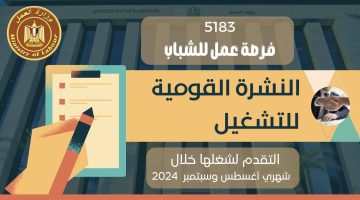 إلحق قدم بسرعة| وزارة العمل تعلن عن وظائف شاغرة بـ 15 محافظة (التخصصات المطلوبة+طريقة التقديم)