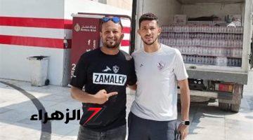 شاهد .. أحمد فتوح يصل مقر الزمالك استعدادًا للانتظام في التدريبات