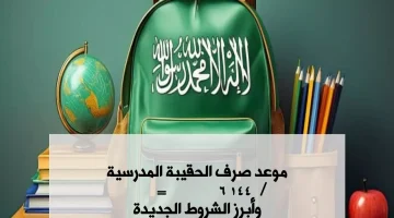 «خبر بمليون جنية لأهالي السعودية»… تعرف على موعد صرف الحقيبة المدرسية لعام 1446 وأبرز الشروط الجديدة والمتطلبات الأساسية… الموارد تكشف عن التفاصيل كاملة!