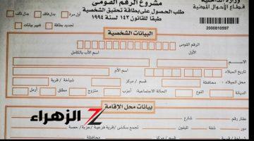 الفورية بـ800 جنيه.. أسعار استمارة بطاقة الرقم القومي 2024 والأوراق المطلوبة لاستخراجها