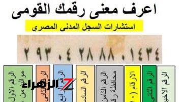 «اسرارك من يوم ولادتك».. ما هو مدلول ال 14 رقم في بطاقة الرقم القومي.. أسرار غير متوقعة تكشف عنها الحكومة