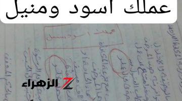 «طلع المصحح عن شعوره»… هذه اغرب اجابة كتبها طالب الصف الرابع الابتدائي في الامتحان جعلت المعلم يعاقبه هذه الطريقه!!