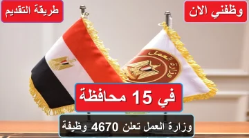 2569 وظيفة شاغرة.. وظائف وزارة العمل في 15 محافظة بمرتبات مجزية غير الحوافــز!! اوعي تفوت الفرصة