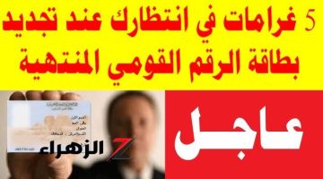 “ومفيهاش هزار بجد” كل ما تحتاج معرفته عن بطاقة الرقم القومي !! الغرامات والعقوبات