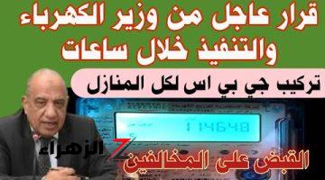 وزير الكهرباء يفجر مفاجأة كبيرة.. قرار عاجل على أصحاب هذه العقارات والتنفيذ فورا .. لن تصدقوا ماذا سيحدث؟