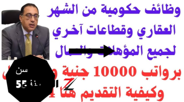 فرص عمل فوق سن الخمسيــن.. وظائف خالية حتي سن 55 سنة برواتب تزيد عن 10000 جنيه غير الحوافز!! تعرف على التفاصيل