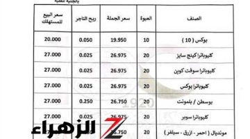 “يارب نبطلها احسن !!”.. الشرقية للدخان تعلن أسعار السجائر اليوم الأحد 13-10 في الأكشاك والسوبر ماركت