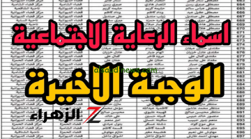 موقع منصة مظلتي … أسماء المشمولين بالرعاية الاجتماعية الوجبة الأخيرة 2024 والمستندات المطلوبة للتقديم