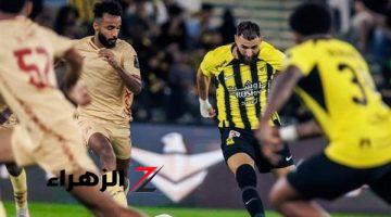 الاتحاد يتراجع أمام الخليج بهدف في الشوط الأول