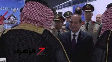 الرئيس السيسي يتفقد أجنحة معرض مصر الدولى للطيران والفضاء 2024