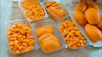 “إلحقي عشان رمضان”.. تخزين المانجو 🥭mangoes freeze بأسهل طريقة هتشوفيها قبل متخلص من السنة للسنة لا لون ولا طعم هيتغير