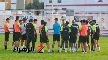 تدريبات استشفائية للاعبى الزمالك فى برج العرب