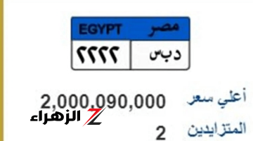 حقيقة عرض لوحة معدنية مميزة بـ 2 مليار جنيه | الداخلية توضح