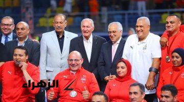 رئيس اللجنة البارالمبية يشيد بأداء منتخب مصر للكراسي بعد الفوز على تشيلي