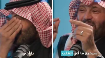 شاهد.. لحظة بكاء  الفنان “يوسف الجراح” على الهواء بعدما تذكر والده