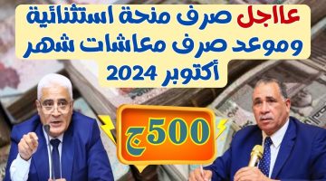 عاجل| صرف منحة استثنائية 500 جنيه لهؤلاء من أصحاب المعاشات.. قرار رسمي