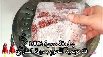 في 10 دقائق بس| أسرع طريقة هتشوفيها لفك أو تذويب اللحوم المجمده وبطريقة صحية جدا.. اختراع في الجون