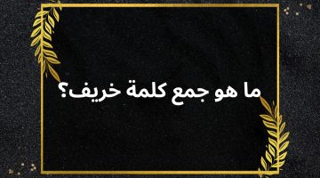 مش هتصدق الإجابة.. ما هو جمع كلمة خريف في اللغة العربية؟ حيرت الطلاب والمدرسين!!