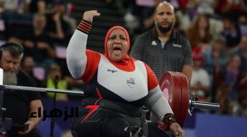 نادية فكري تحرز الميدالية السابعة لمصر في بارالمبياد باريس 2024