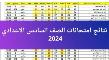 خطوات الاستعلام عن نتائج الصف السادس الإعدادي الدور التاني جميع المحافظات 2024 عبر موقع نتائجنا results mlazemna com