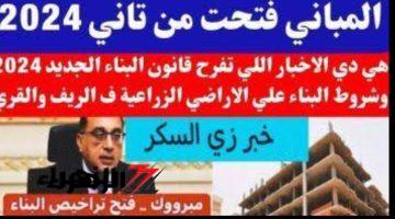 “ابسط ياعم هتبني خلاص!” … يابخت اللي عندة حتة أرض.. قانون البناء الجديد 2024 وشروط البناء الجديدة على الأرضي الزراعية في القرى والريف “الأوراق المطلوبة”