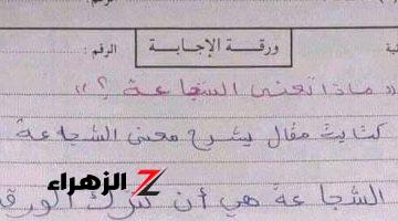 “إجابة قلبت مصر كلها”  .. طالب يجيب علي سؤال في مادة اللغة العربية بطريقة أدهشت دكاترة الجامعات وأبكت المصححين .. مش هيخطر على بالك هو كتب إيه !!!