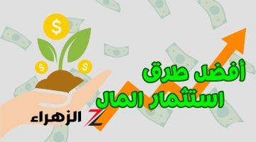 بعد غلاء الأسعار الفاحش استثمار المال هو الحل!!!..افضل طرق مضمونة وامنة لاستثمار أموالك!! وأرباح 100% و0% خسائر!!