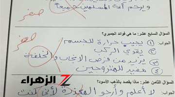 “إجابة طالب جننت المصحح”.. ورقة إجابة طالب تجبر المعلم على تحويله للصحة النفسية | مش هتتخيل كتب ايه ؟